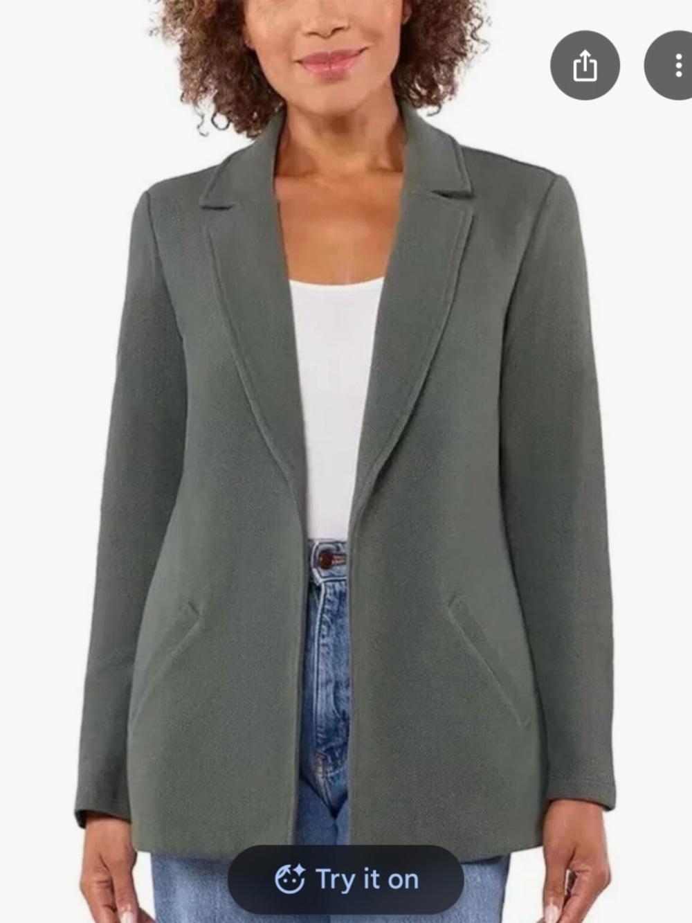 Green blazer